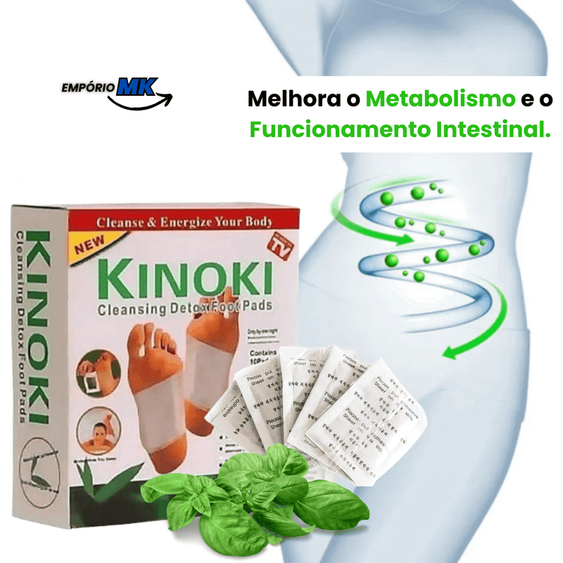 Kit Adesivo Detox - Elimina Dores, Inchaços e Desintoxica - 100% Natural (Nacional 🇧🇷)